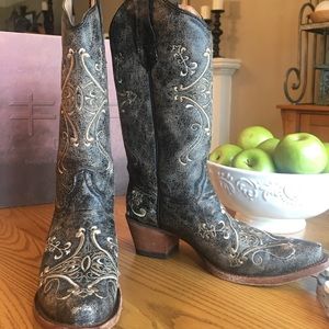 Womens Circle G L548 Corral Boots Euc 